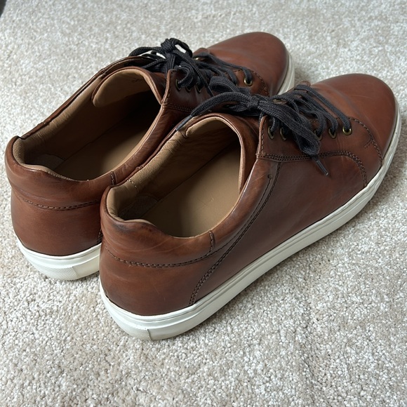 14th & Union Tan Leather Sneakers - Picture 2 of 5